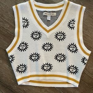 Urban Outfitters Cropped Sweater Vest
